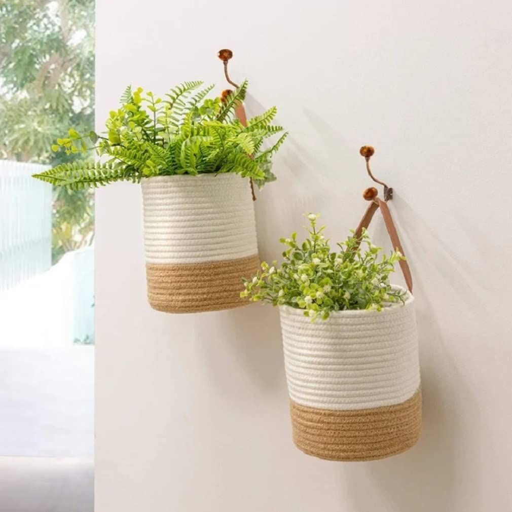 AIESY® Modern Home Handcrafted Rope Plant Hanging Basket