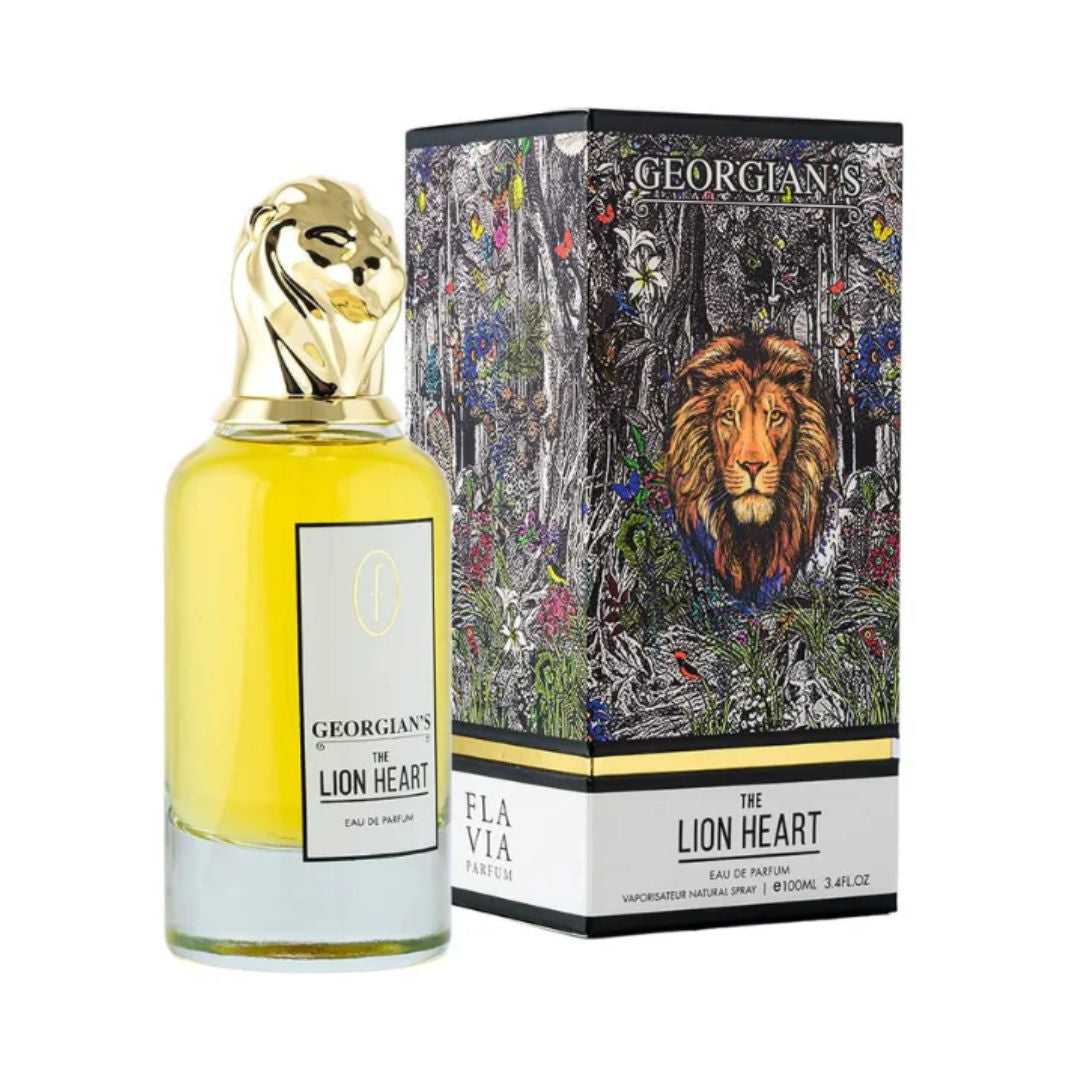 Flavia Georgians The Lion Heart Eau de Parfum for Men, 100ml