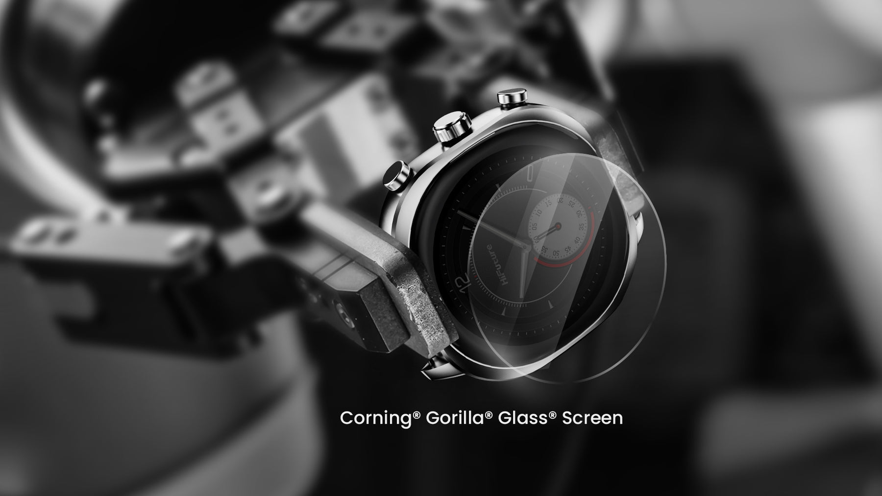 HiFuture AIX Amoled Stainless Steel wireless Calling Smartwatch -  Black