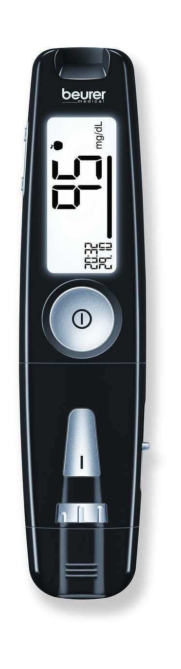 Beurer Gl50.463.90 Mg/Dl 3In1 Gluco Monitor Black