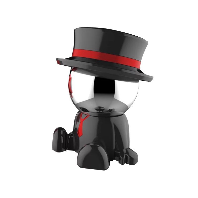 Magnetic Cell Phone Holder Universal Car Mount Phone Stand With Doll Shape 360 Degree Rotation