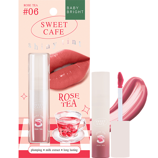 SWEET CAFE SHINY TINT 2.8G BABY BRIGHT (M) #06 ROSE TEA