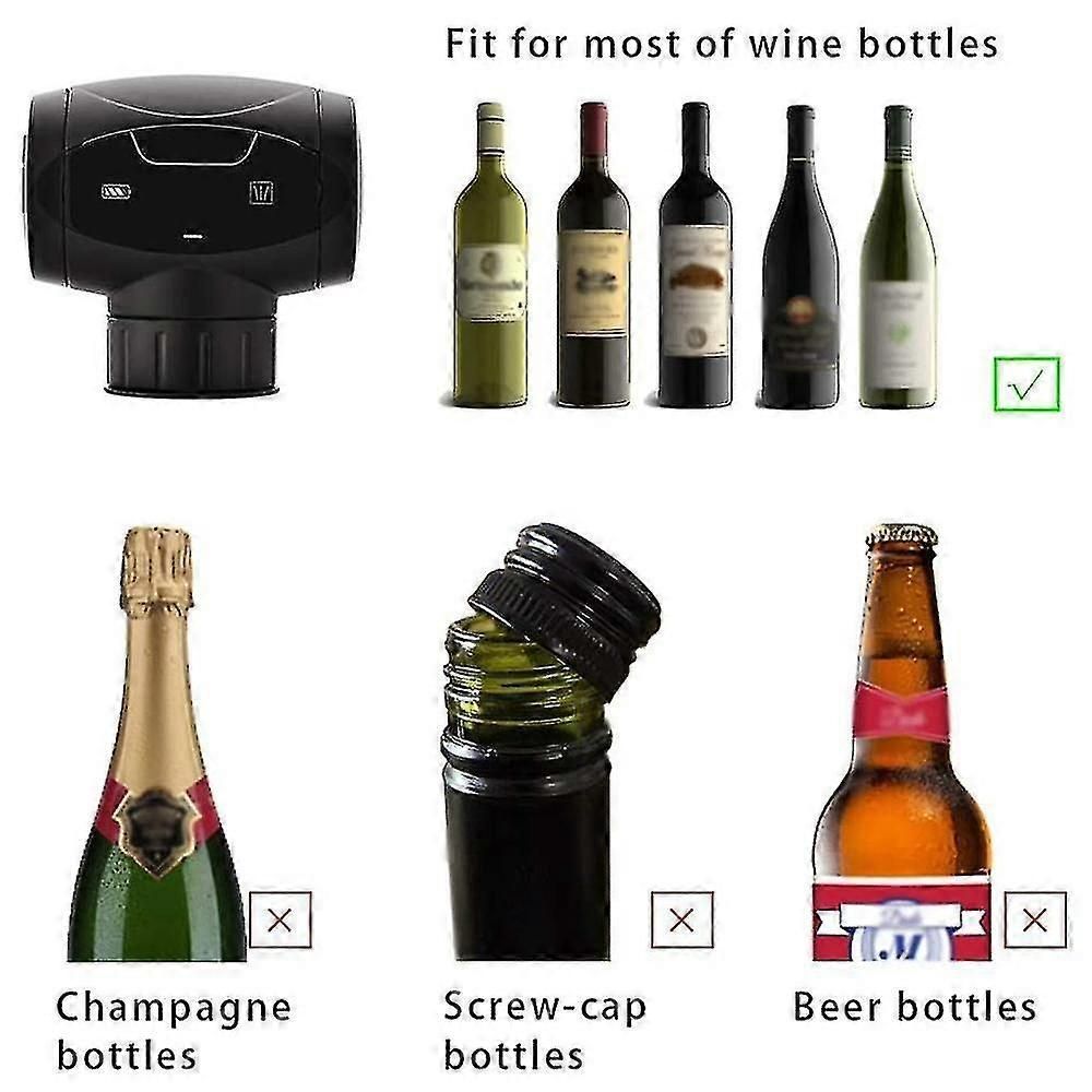 Automatic Electric Wine Stopper With Vacuum Seal for Wine Bottles