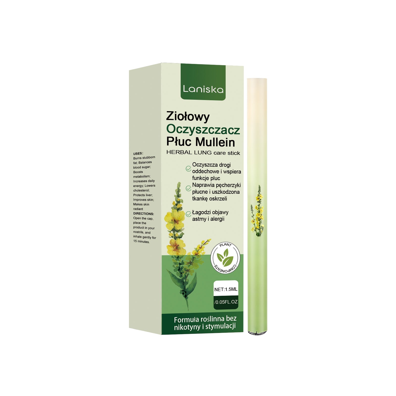 Body Care Stick, Natural Plant Essence, Breath Relief, Portable, Soothing ,1.5ml