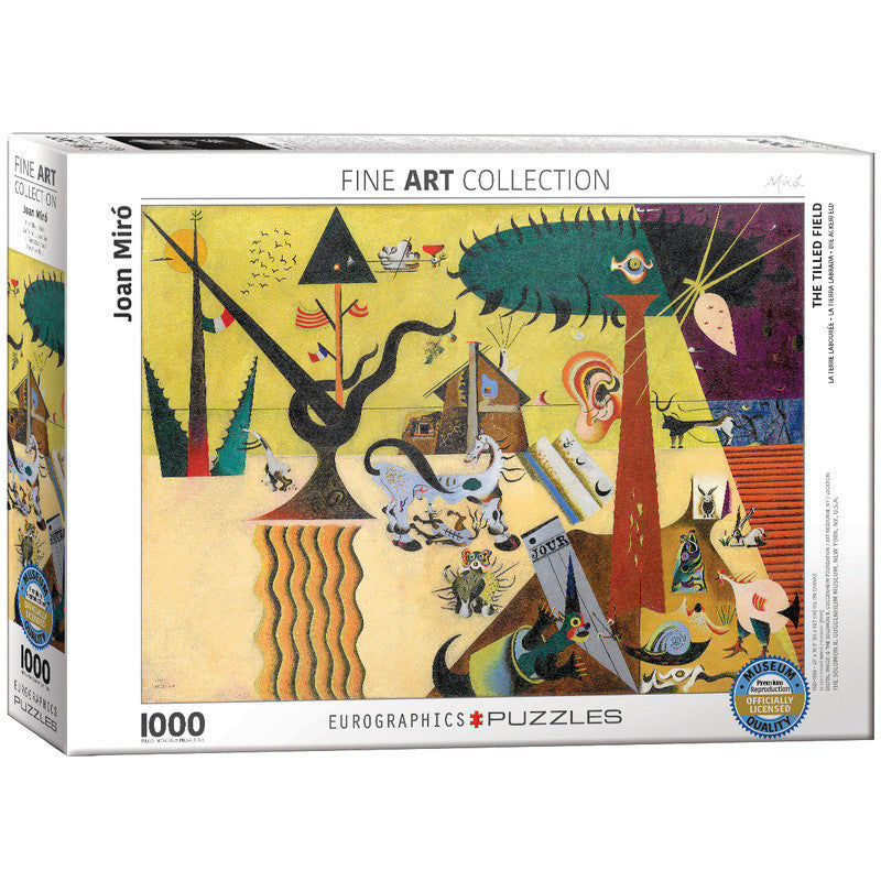 The Tilled Field  By Joan Miro 1000 Pieces Puzzle