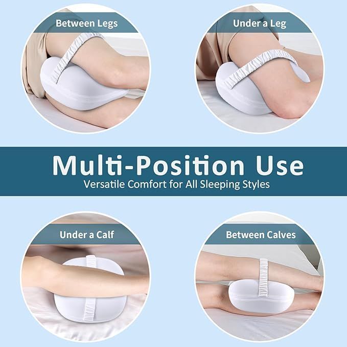 Knee Pillow Memory Foam Leg Pillow for Pregnancy Side Sleeping