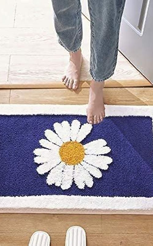 AIESY® Beautiful Luxury Ultra Soft Microfiber Shaggy Bath Mats