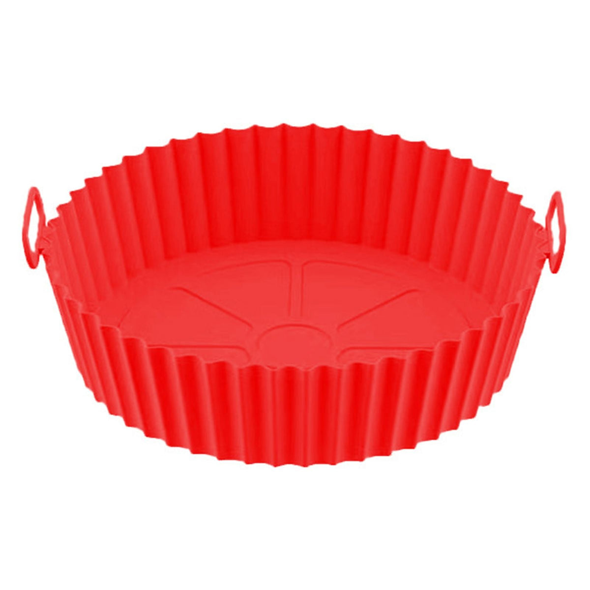 2Pcs Silicone Air Fryer Liner Reusable Air Fryer Basket 7.5 Inch Baking Tray
