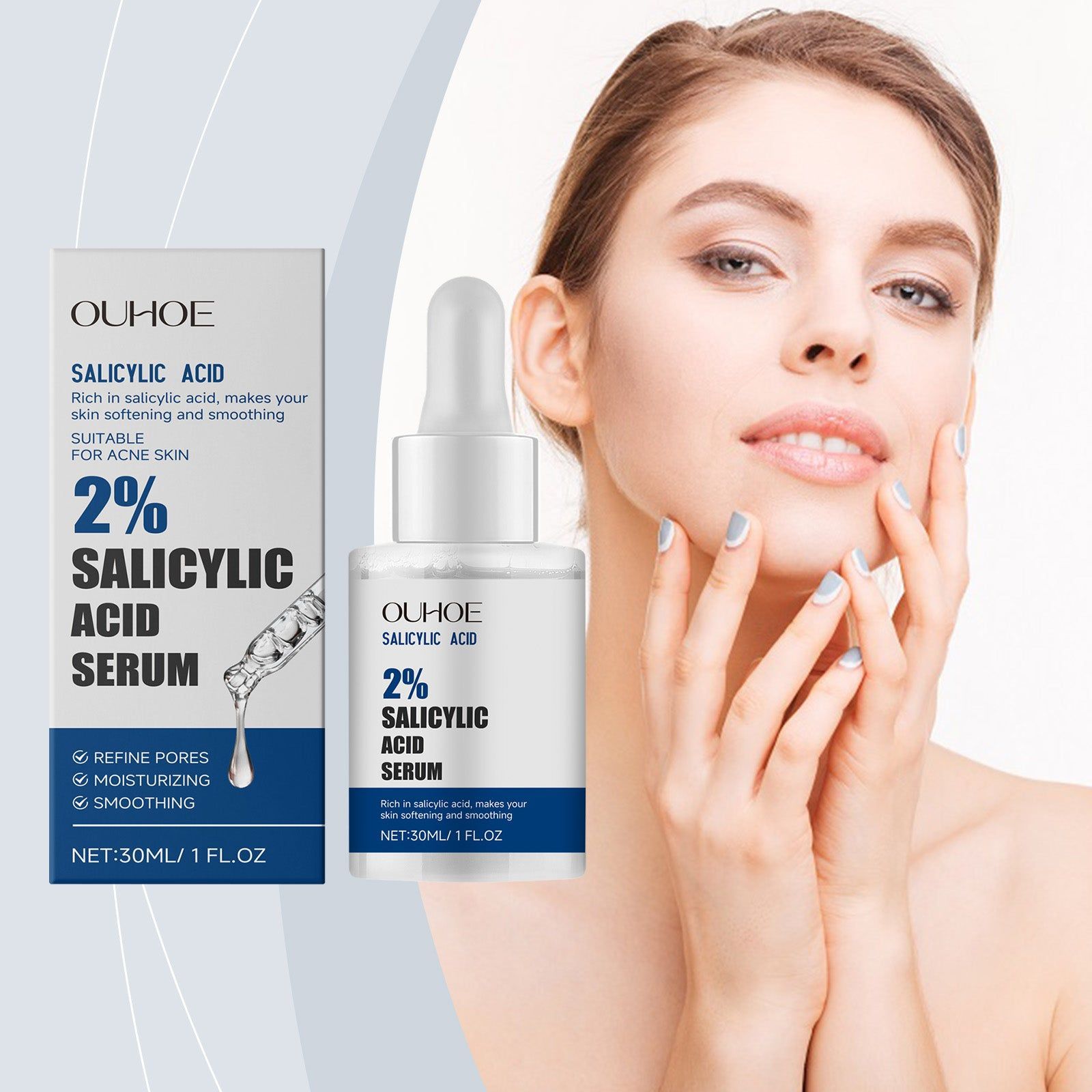 Clear Acne Fast with Facial Care Serum, Pore Tightening, Skin Nourishing ,30ml