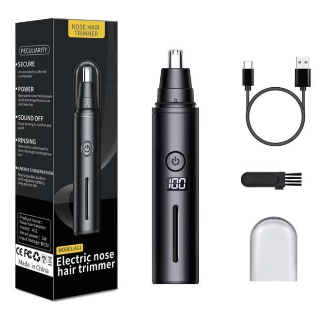 USB Nose Hair Trimmer for Men and Women
