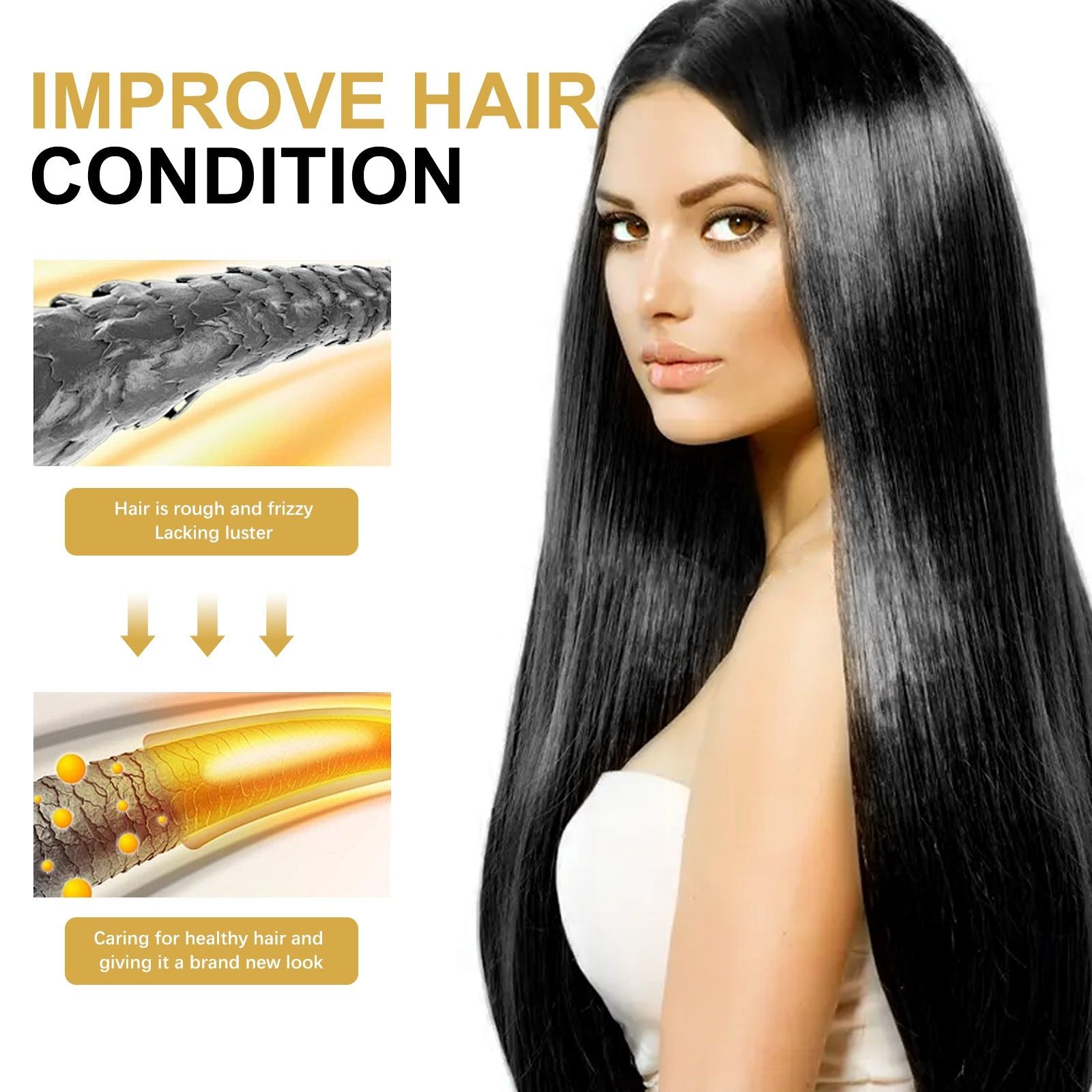 Close Hair Spray, Nourishing Frizz Control, Hair Loss Repair, Natural Essential Oil ,30ml