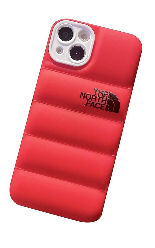 For iPhone 12 Series - 3D Cute Shockproof Cover, Winter Down Jacket Puffer Soft Cloth Case For iPhone 12/12 Pro/12 Pro Max