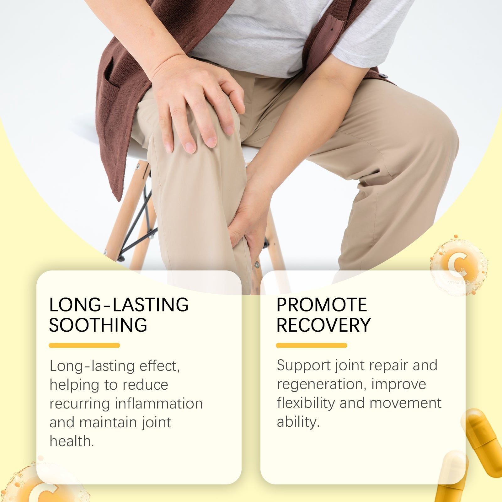 Arthritis Pain Relief Capsules, Bee Venom Joint Care, Anti-Inflammatory, Mobility Boost ,90 capsules