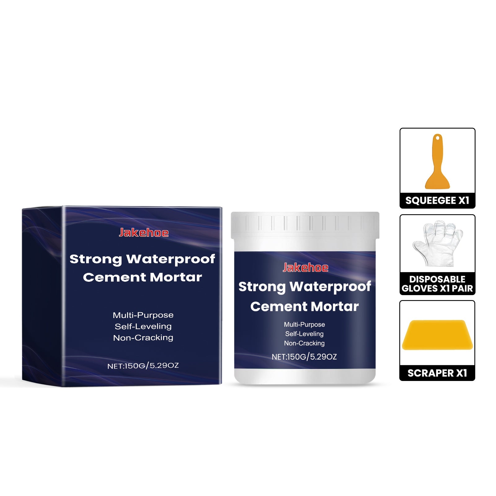 Waterproof Cement Mortar, Leak Repair, Water Damage Prevention, Exterior Wall Sealant ,1 set
