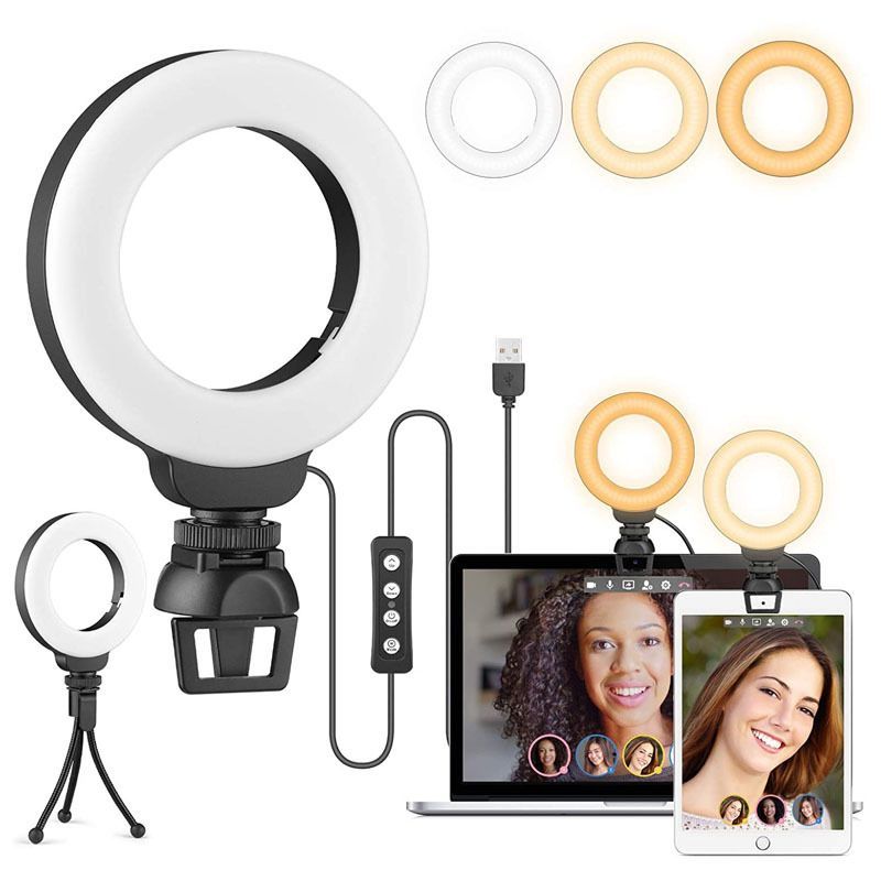 Ring Video Conference Computer Lighting Computer Camera Fill Light Adjustable