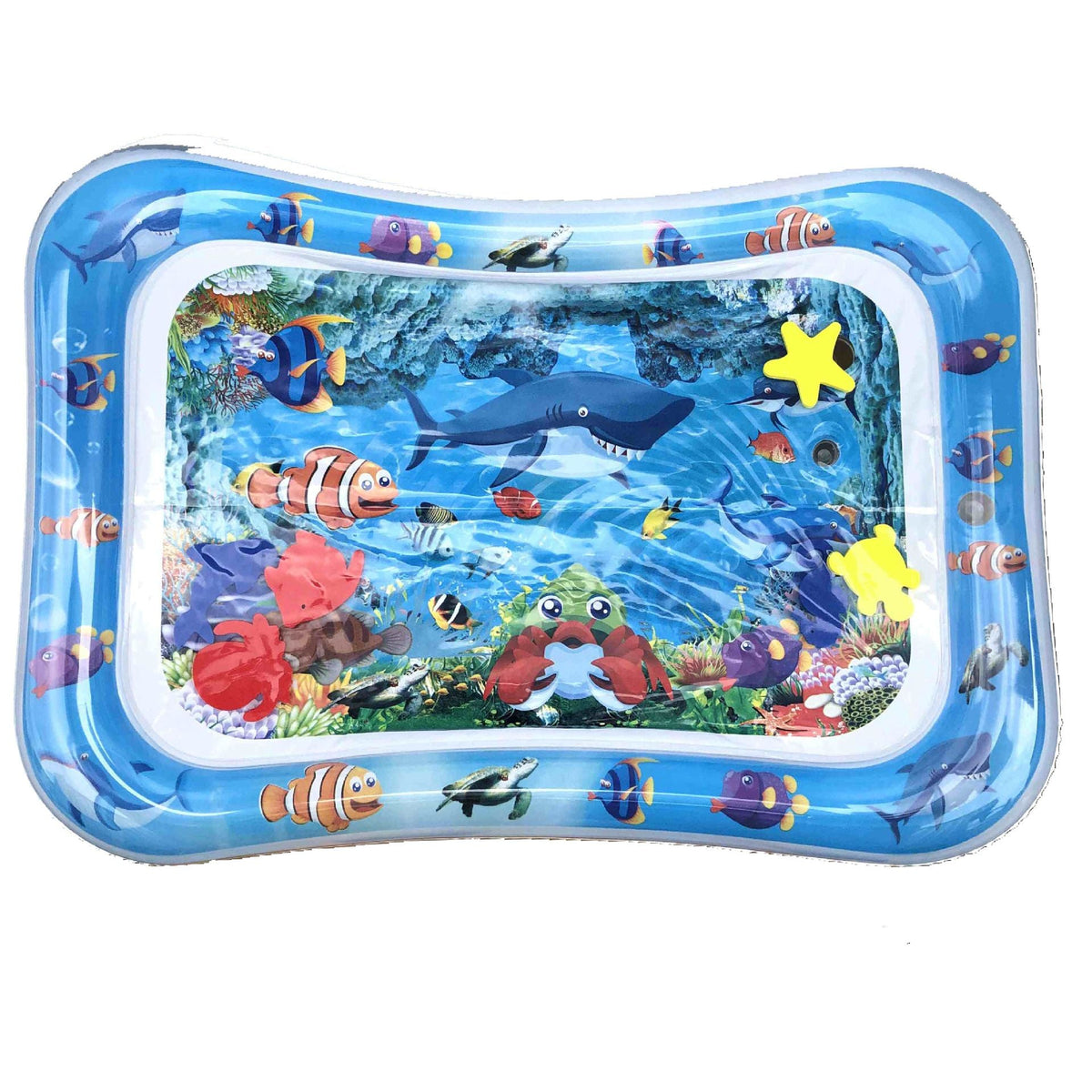 Baby Water Mat Tummy Time Inflatable Play Mat Sensory Toys Early Education