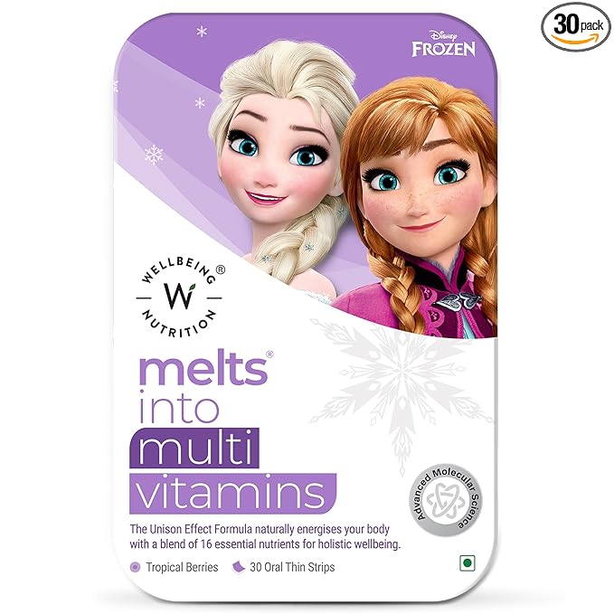 Wellbeing Nutrition Disney Frozen Melts Tropical Berry | 30 Oral Strips