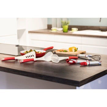 XAVAX 111562 Potato Masher, made of nylon, 29 cm, red/white