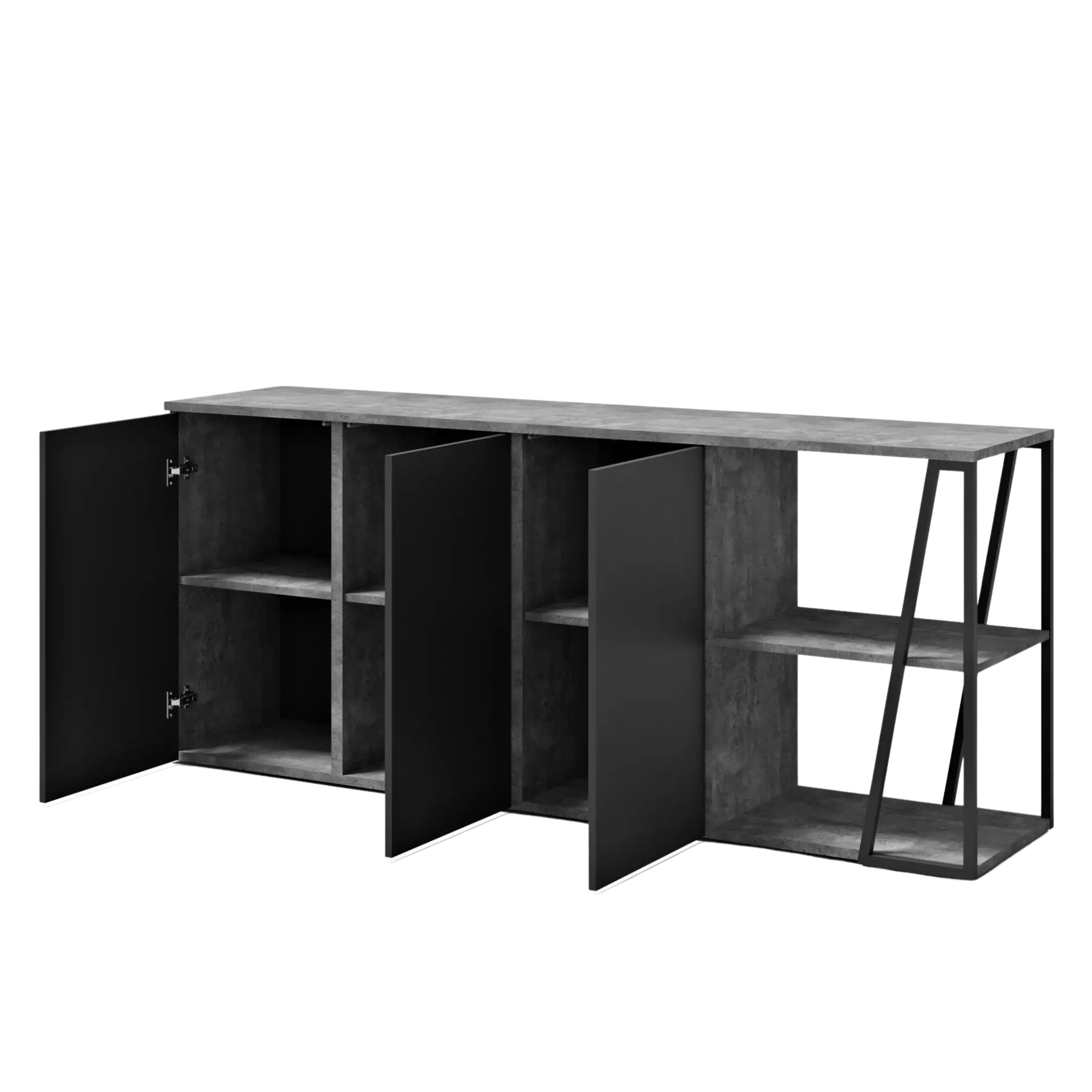 Albi Concrete Look TV Stand