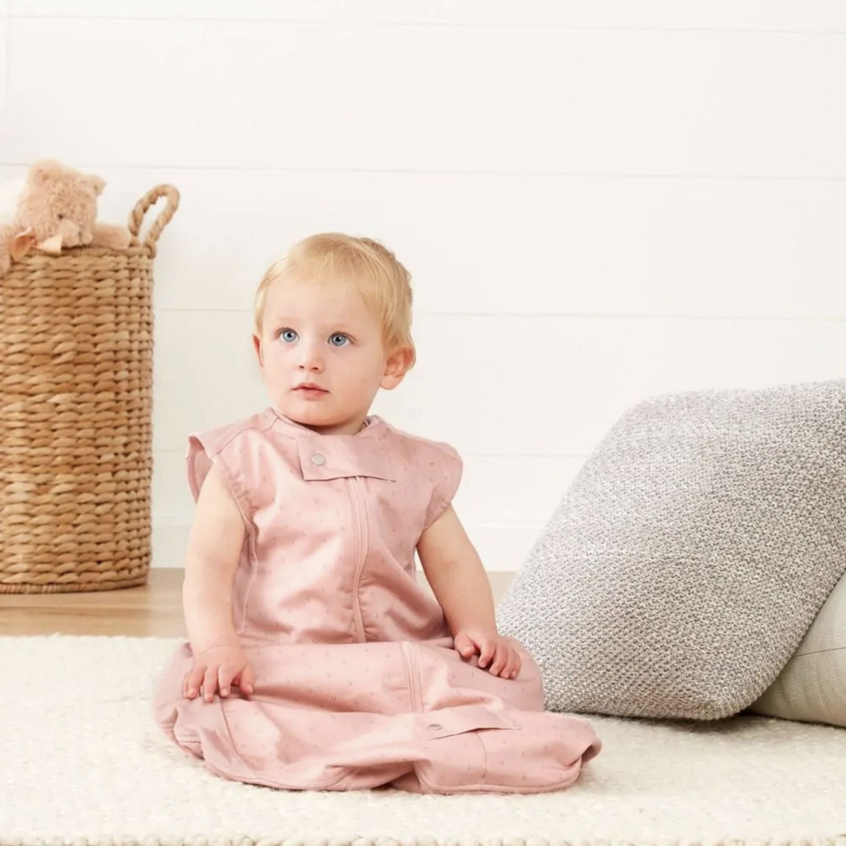 Organic Cotton Sheeting Sleeping Bag - Berries (8-24M)