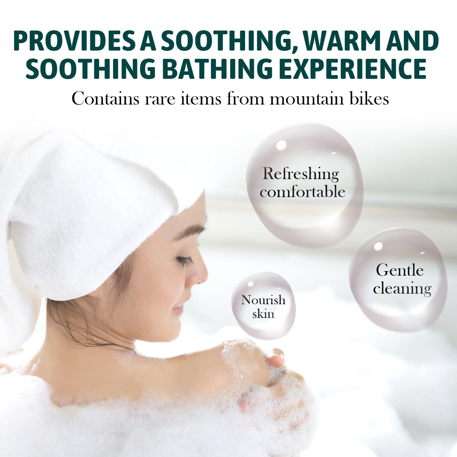 Bath Oil for Body Cleansing, Moisturizing, Exfoliating, Relaxing, Skin Brightening ,100ml