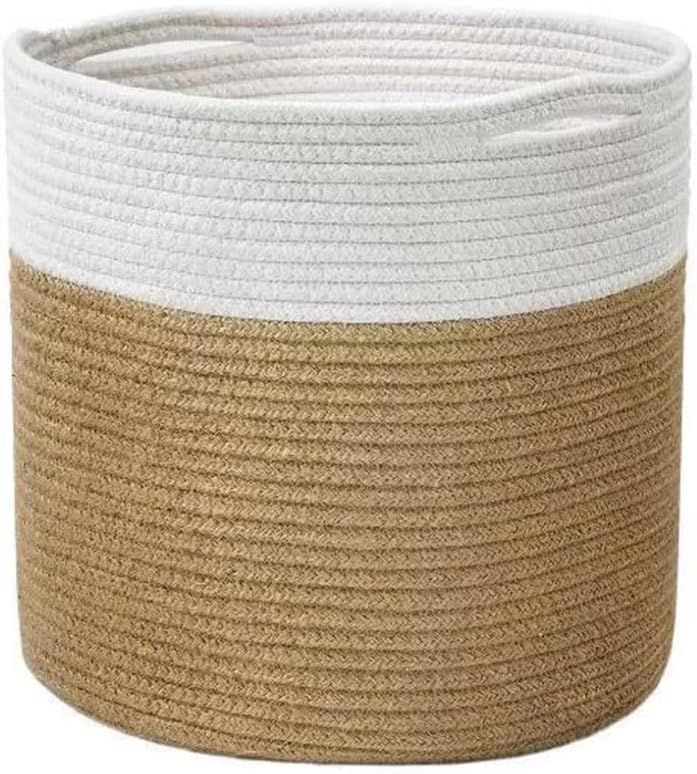 AIESY® Beautiful Jute Spliced Cotton Rope Plant Hanging Basket
