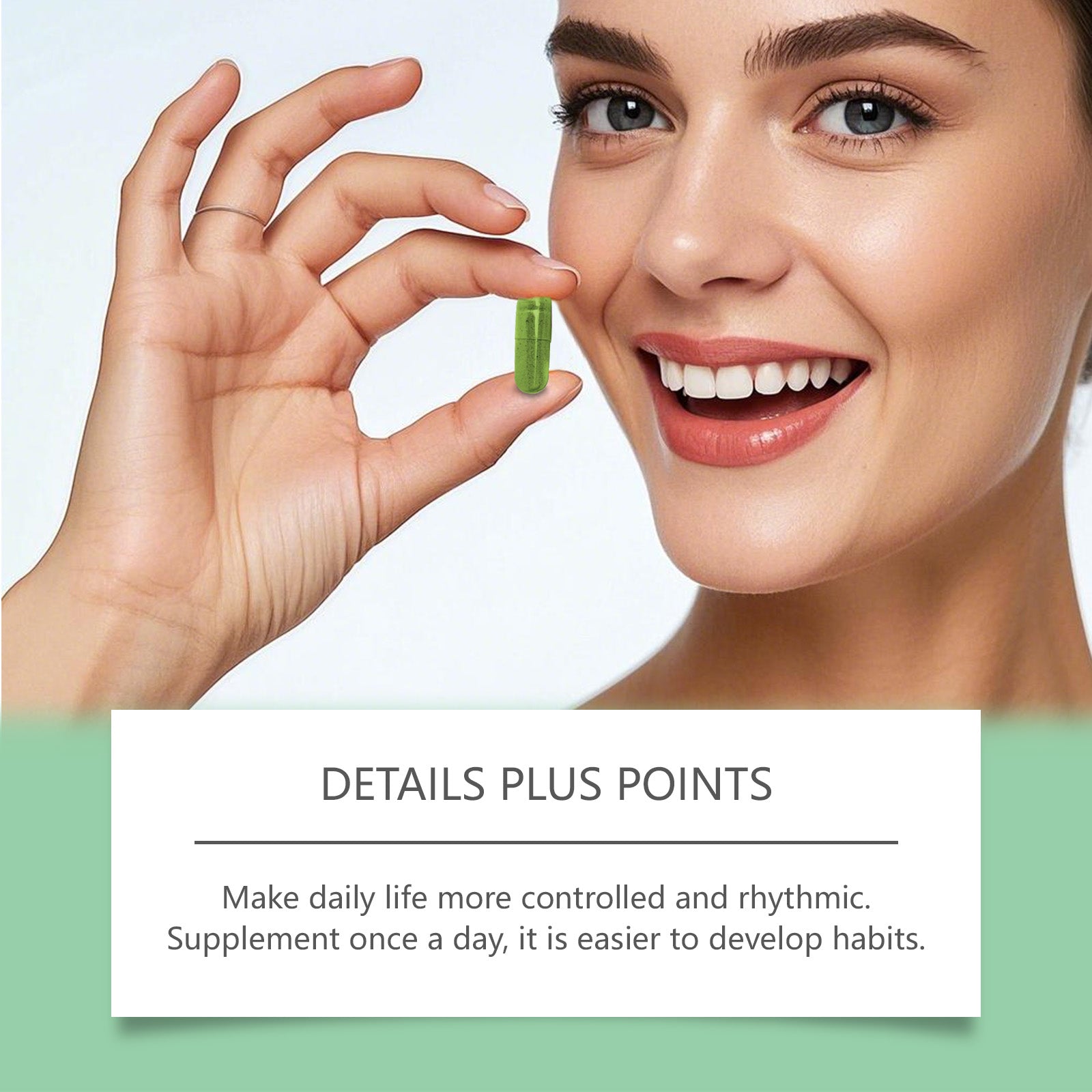 Boost Energy and Vitality with Moringa Capsules, Daily Body Care Support ,60pcs