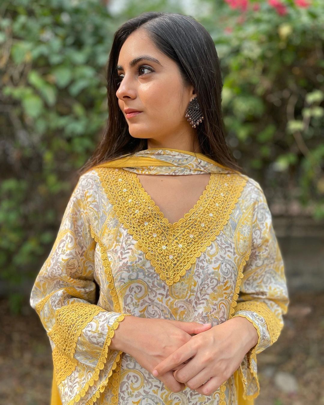 Fab Zone Designer Party Wear Look Top Plazzo & Dupatta Set