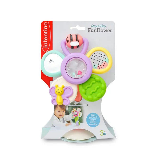 Infantino Stay & Play Fun Flower (Pink)
