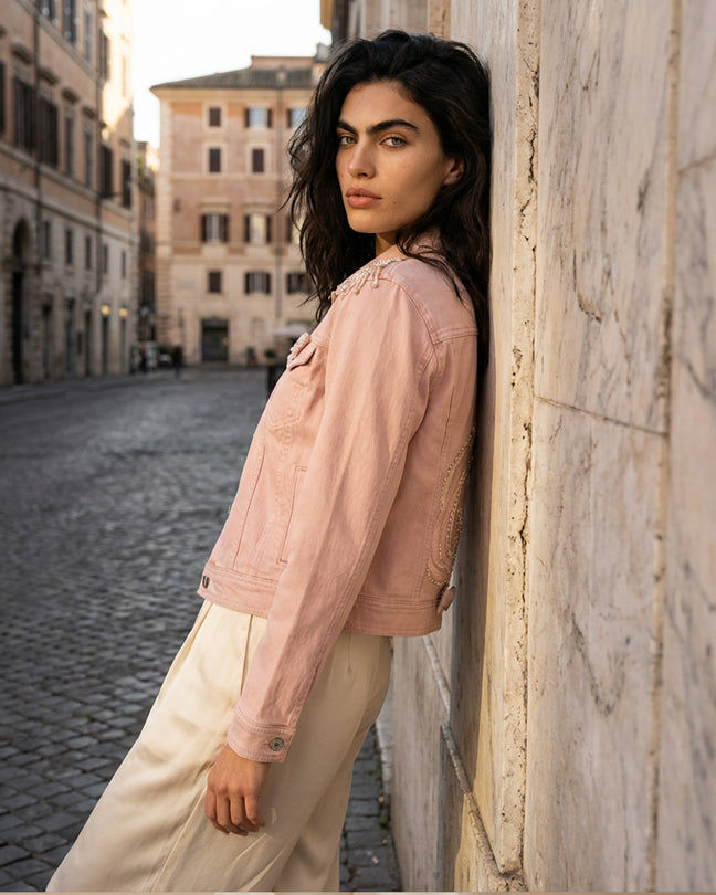 By Carmenzo pink feelings jacket