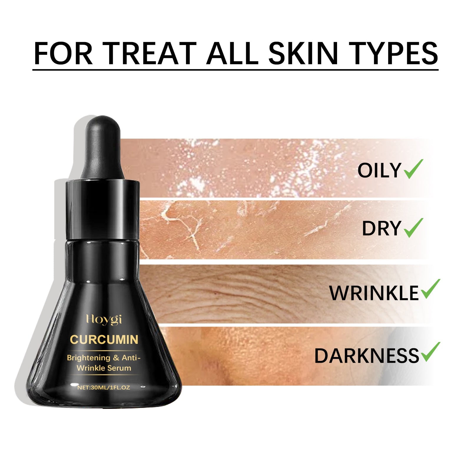 Brightening Anti Aging Serum Reduce Fine Lines Dark Spots Hydrating Firming Glowing Skin ,30ml