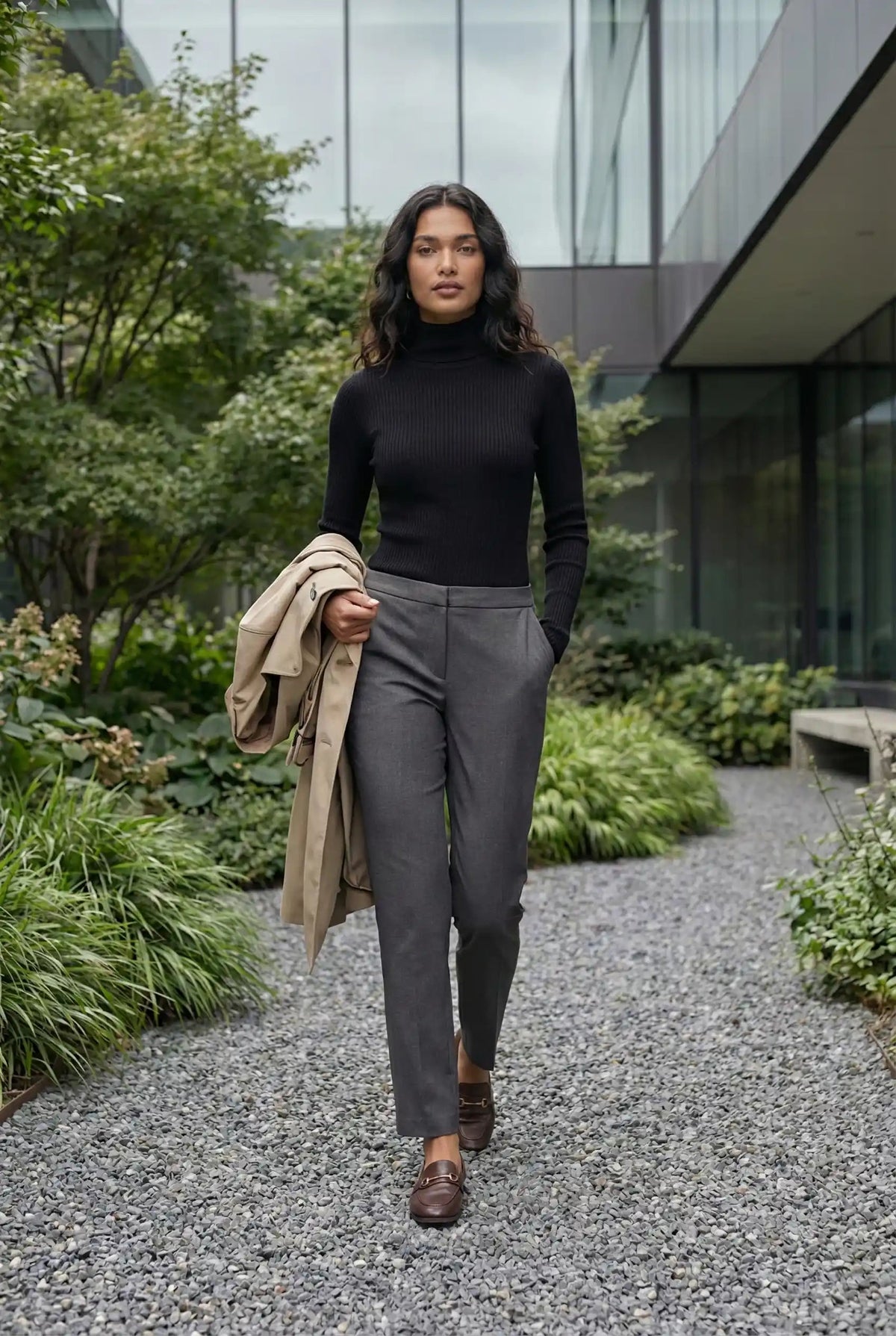 Ellen Tracy Grey Pants