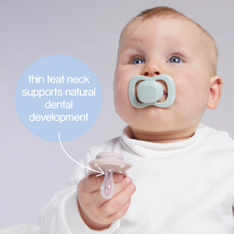 Bbox -Pacifier Silicone 2 Twin Pack -Blush/Latte