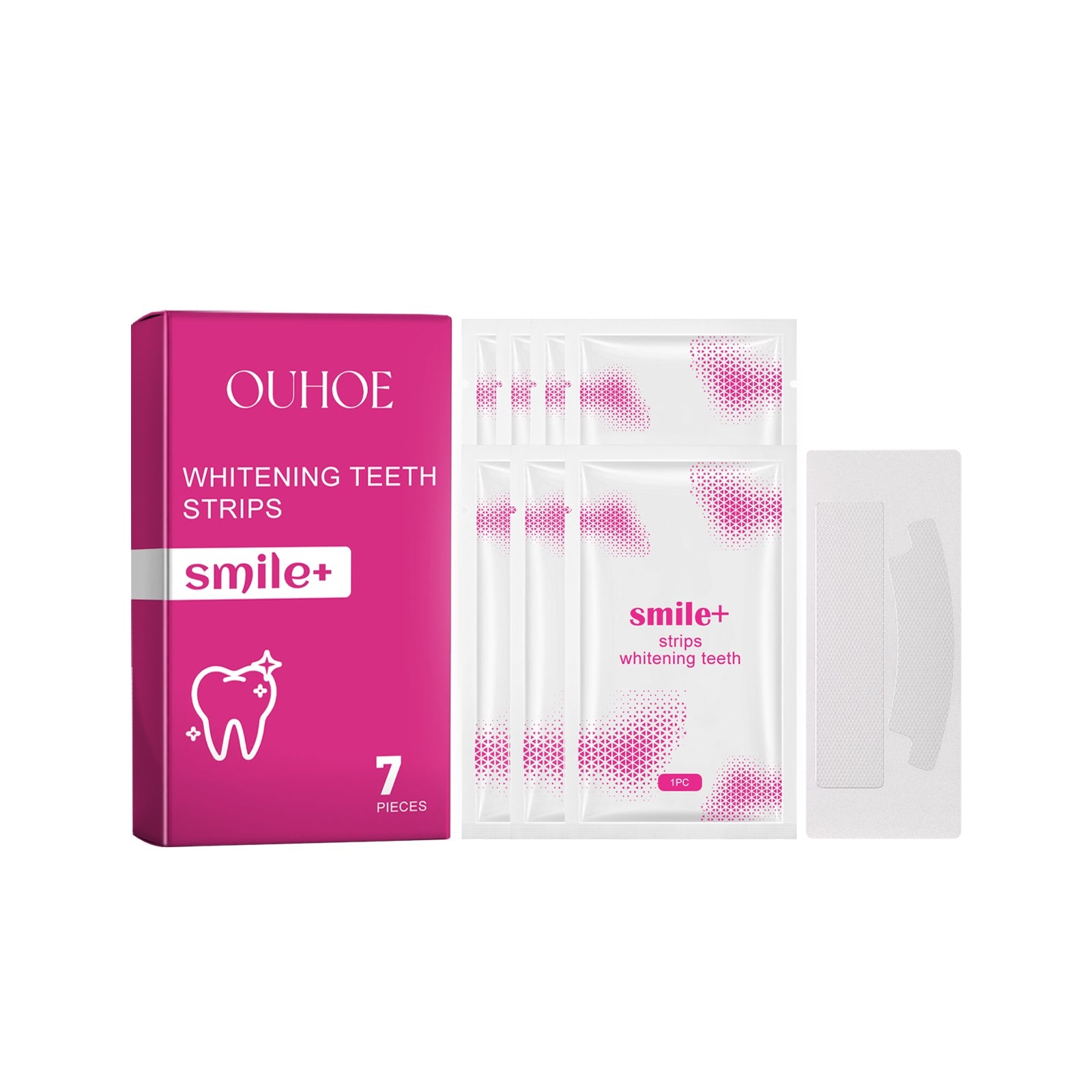 Brighten Your Smile with White Teeth Whitening Patches, Fast & Safe Oral Care ,7 pieces