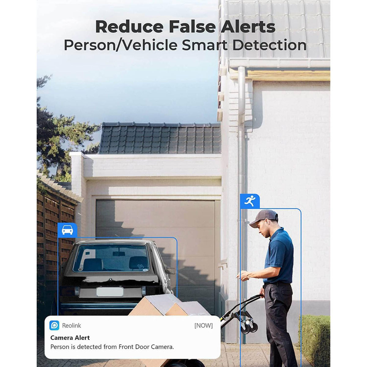 Reolink Go Plus 4G LTE Battery Security Camera, Person & Vehicle Detection, B4GB2K01
