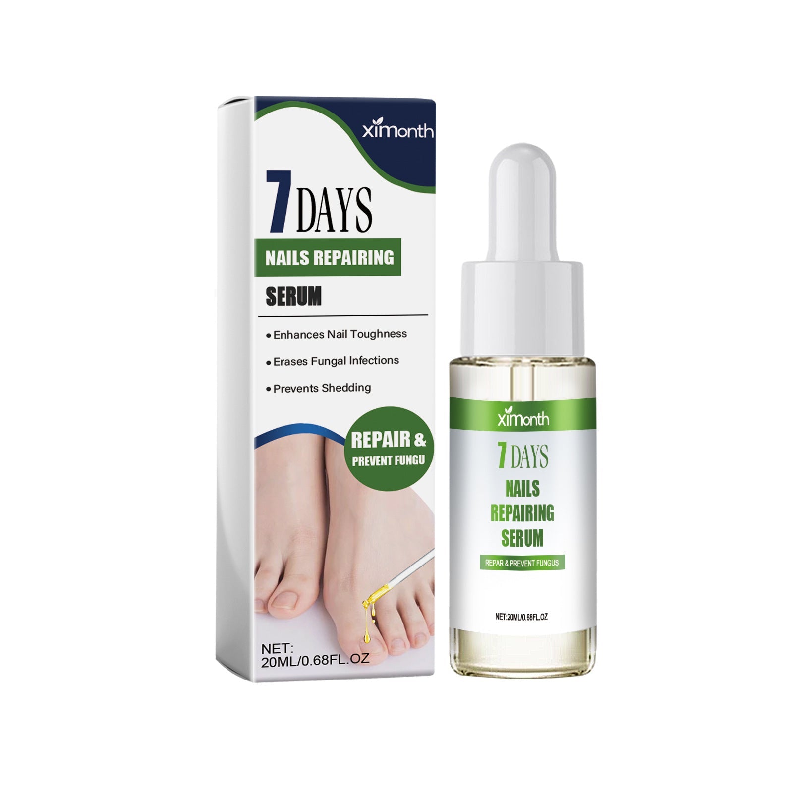 7 Days Nail Repair Serum, Nail Care, Fungal & Strengthening Solution ,20ml