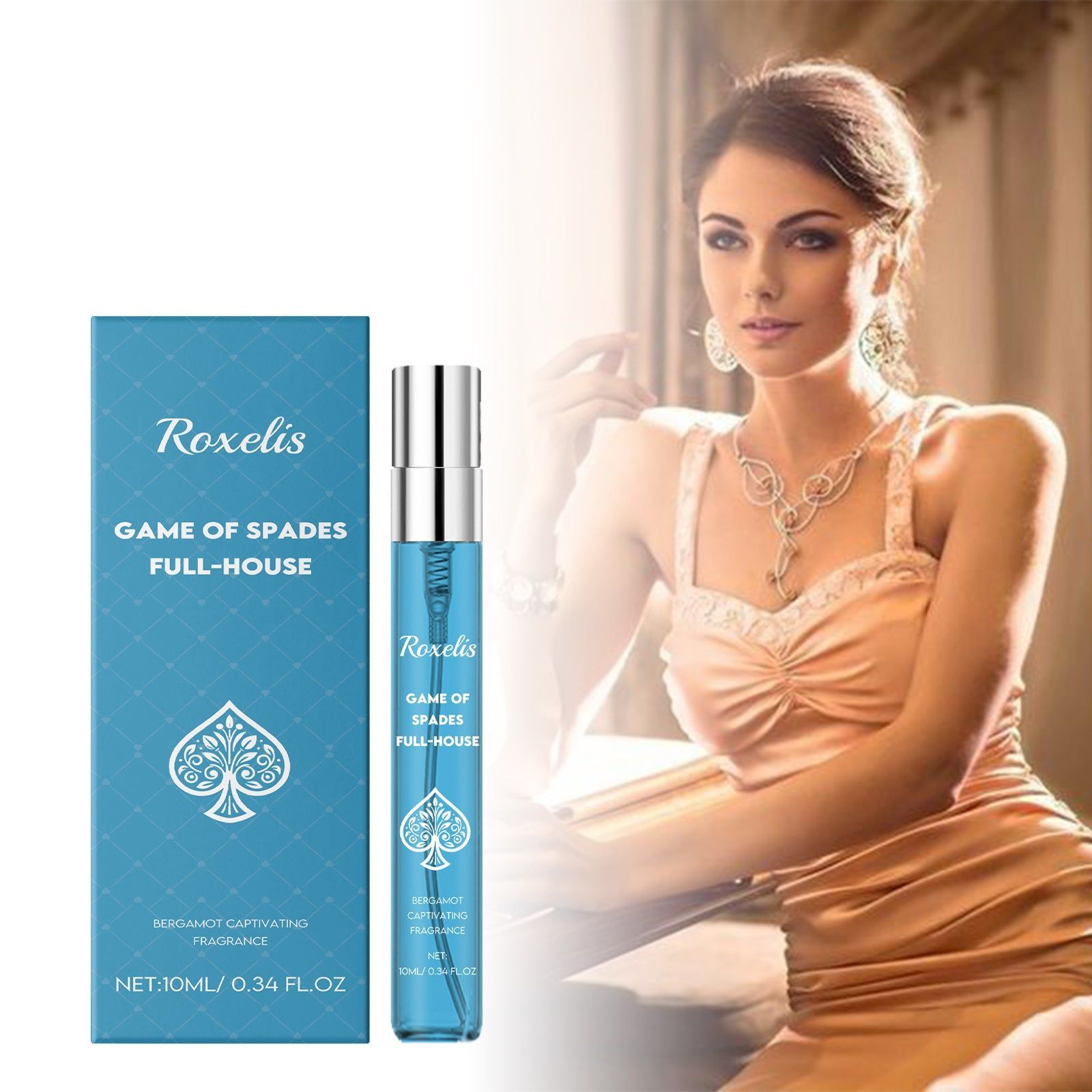 Bergamot Natural Fragrance, Long-Lasting, Elegant Soft Charm, Romantic Atmosphere ,10ml/box