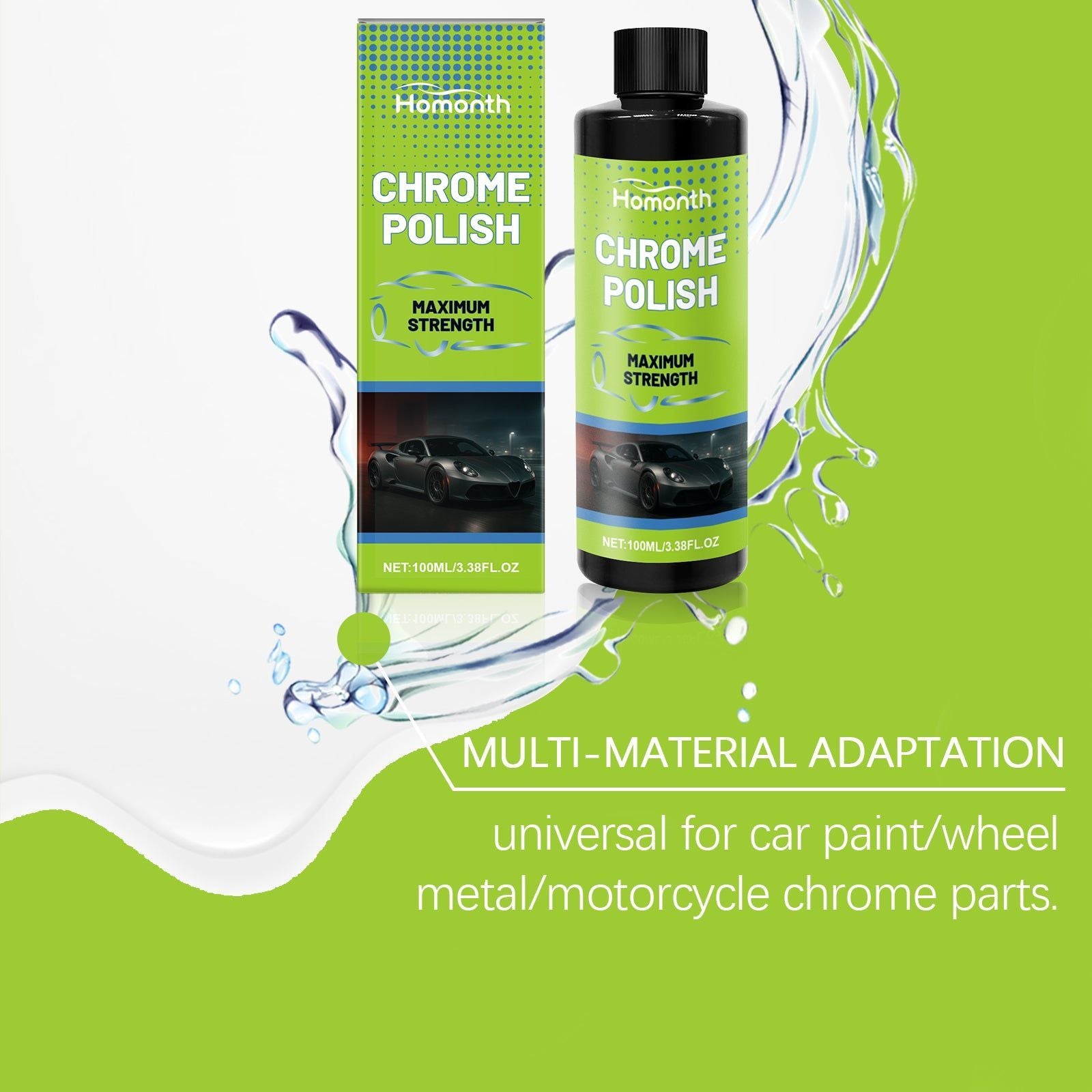Car Metal Polishing Protective Agent, Car Cleaning, Scratch Removal, Shine & Protection ,100ml