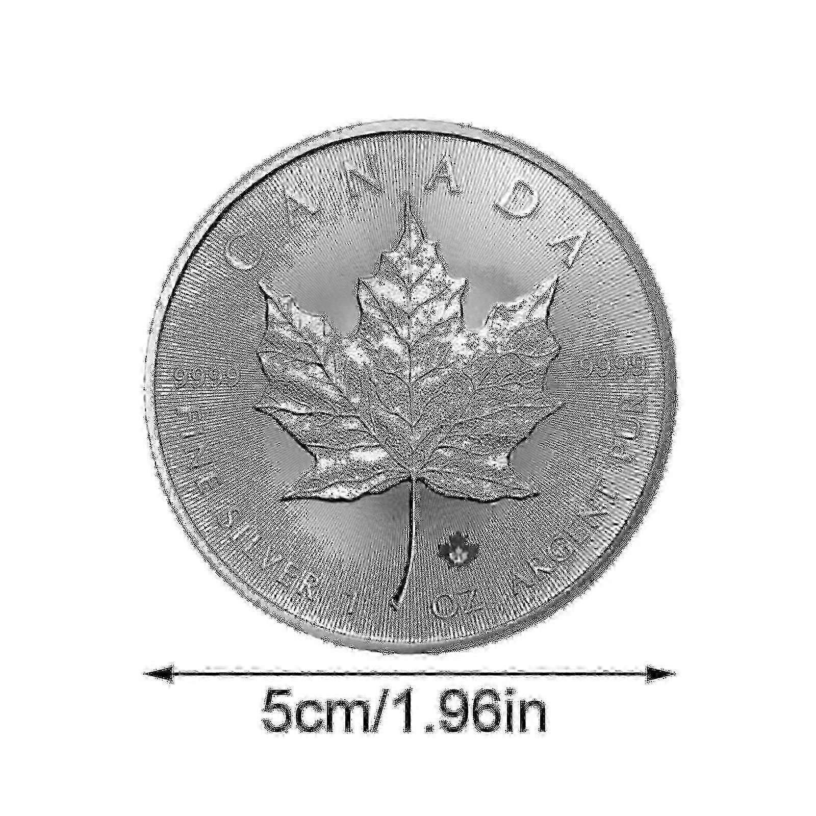 2024 Canada Maple Leaf Design 27 oz Silver-Plated Medal - Piedfort Edition, BU