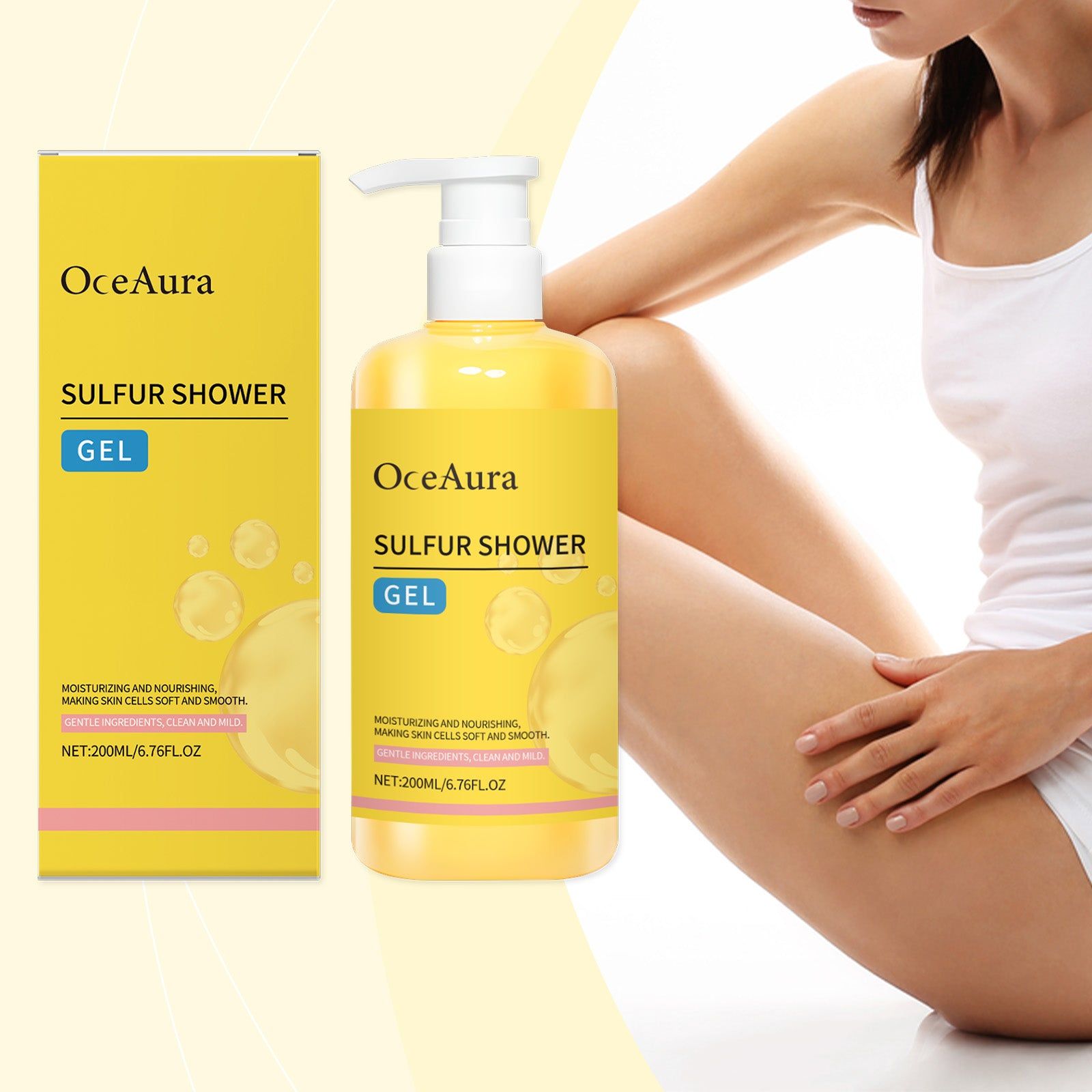 Body Wash, Gentle Cleansing, Moisturizing, Brightening, Oil-Control, Refreshing Skin ,200ml