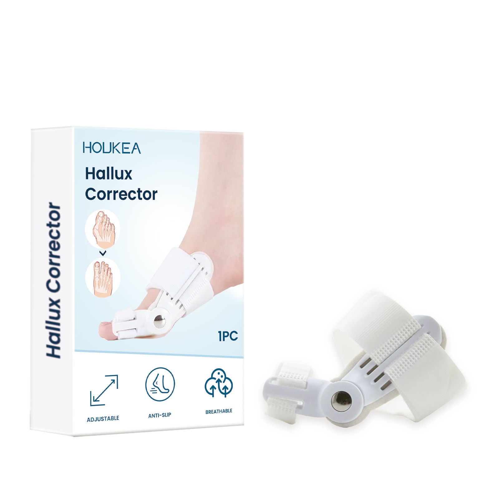 Premium Toe Care Device, Bunion Relief, Foot Care, Comfortable Orthotic, Long-lasting Support ,1pcs