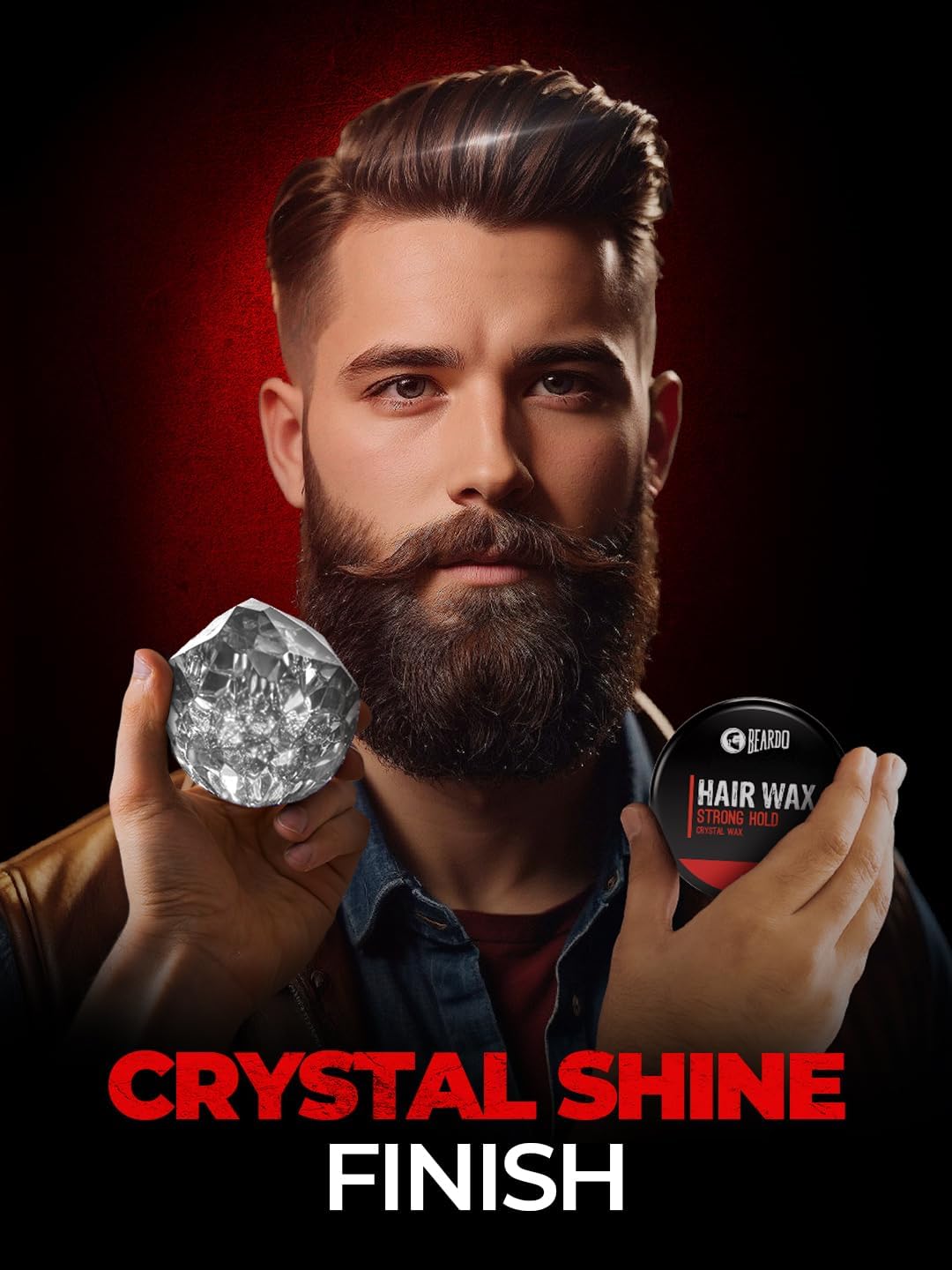 شمع الشعر Beardo Strong Hold Crystal 100 جرام