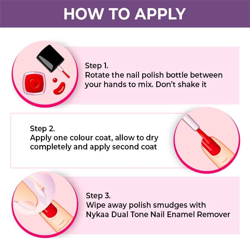 طلاء أظافر Nykaa Mirror Chrome باللون الأرجواني Galaxy  اللون رقم 178