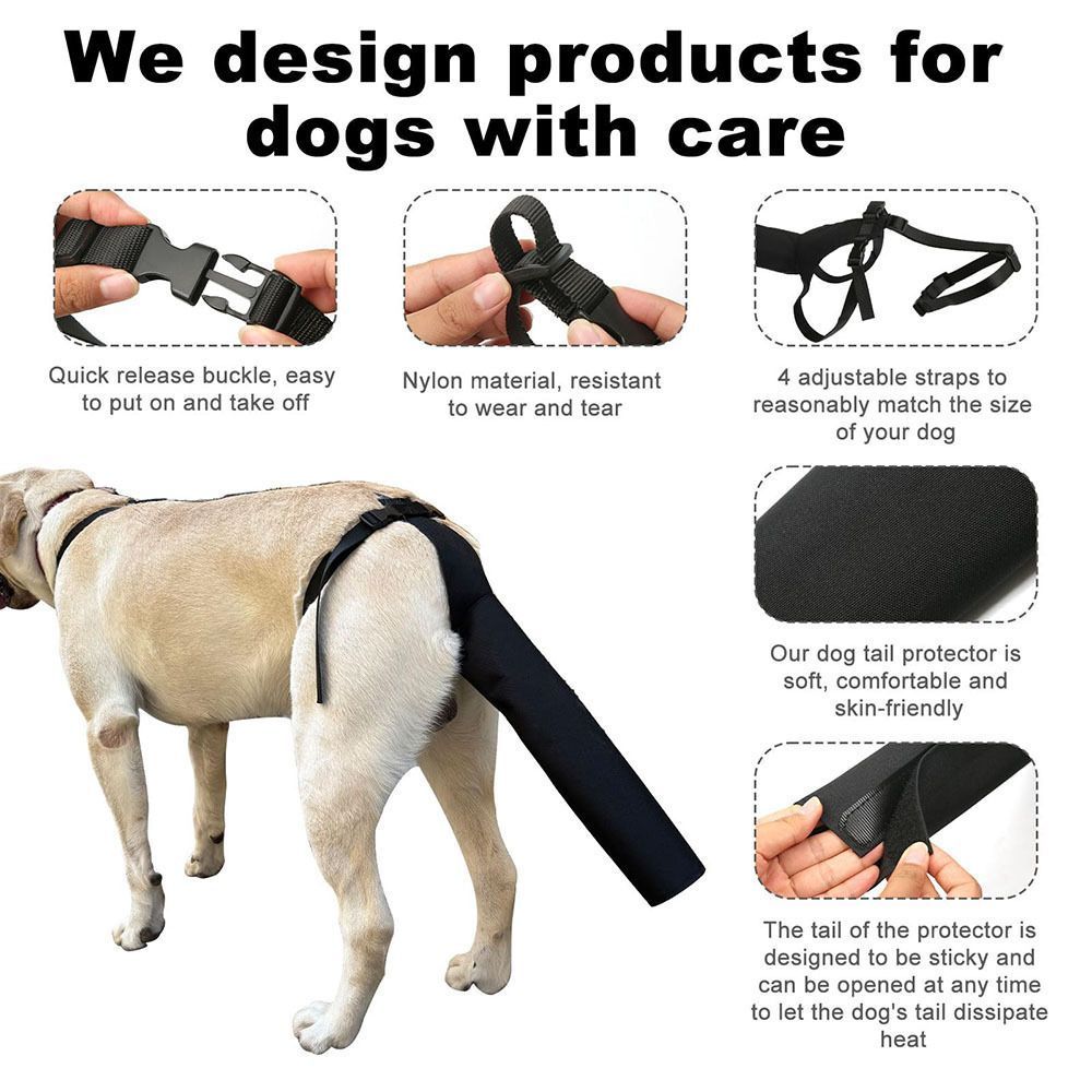 Pet Dog Tail Protector Skin Protection Protect Suit Pet Dog Tail Protective Cover