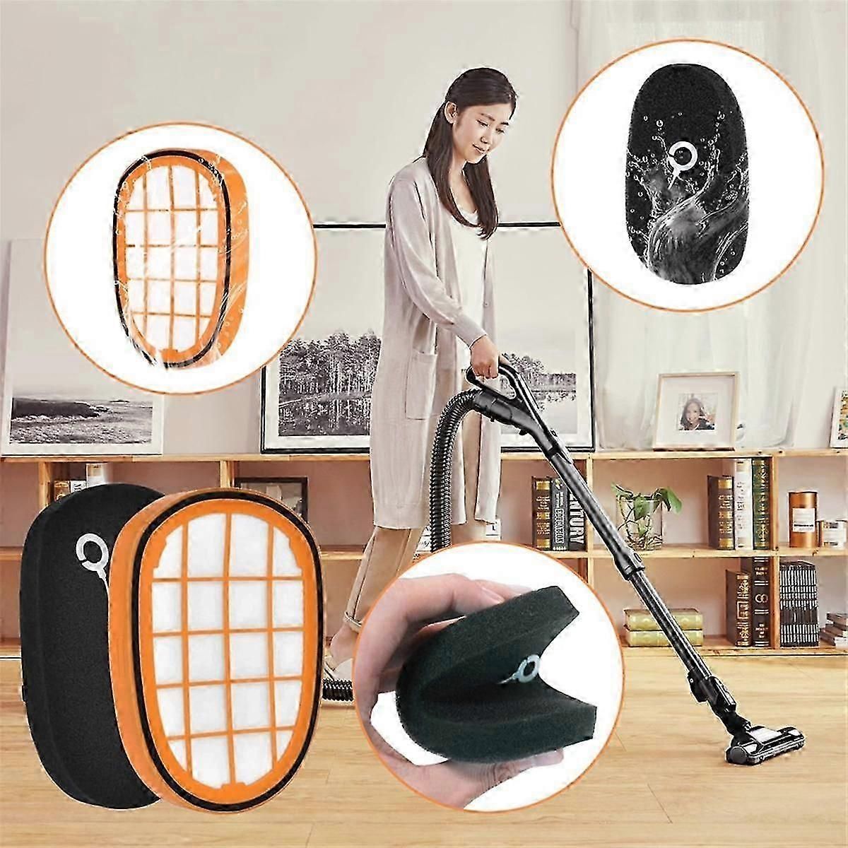 HEPA Filter and Roll Brush Kit for Philips SpeedPro Max Vacuums