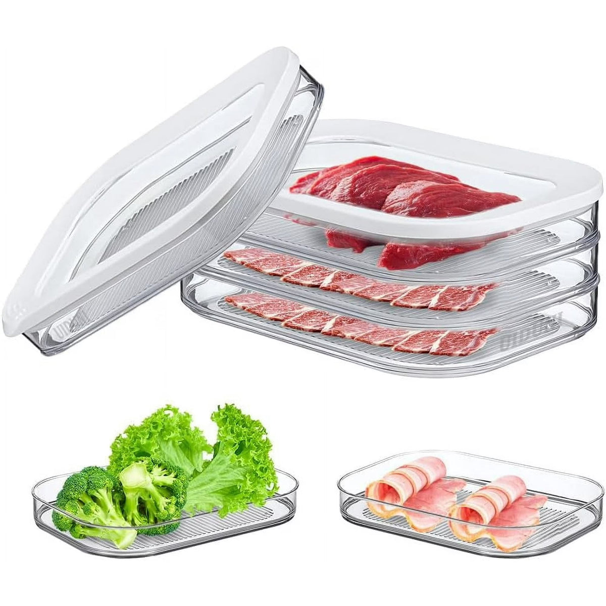 Stackable Deli Meat Storage Container