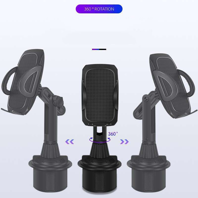 Adjustable Automobile Cup Holder Smart Phone Cradle Stand Mount for Cell Phones