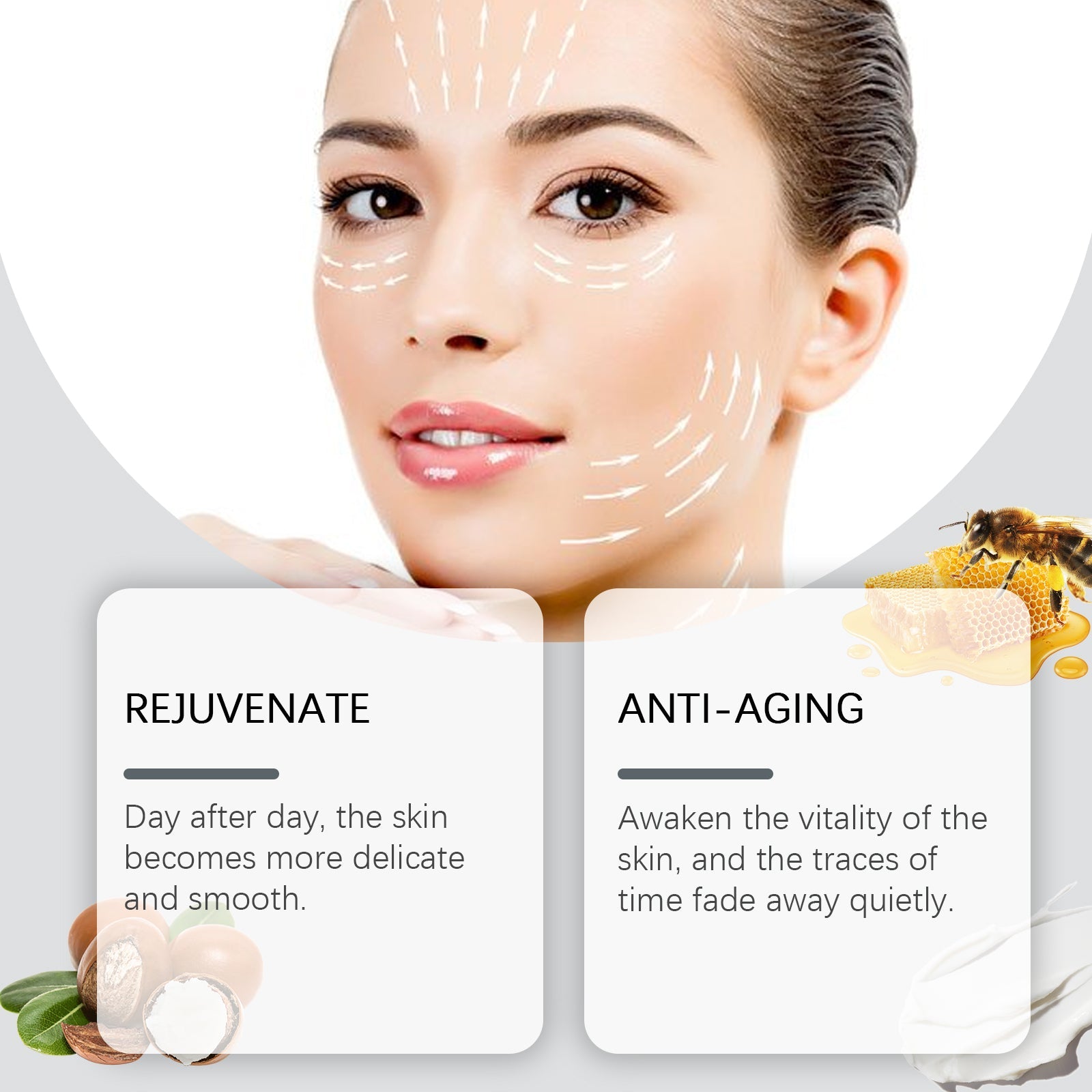 Bee Venom Brightening Mask, Anti-Aging, Moisturizing, Skin Firming, Radiance Boost ,50g
