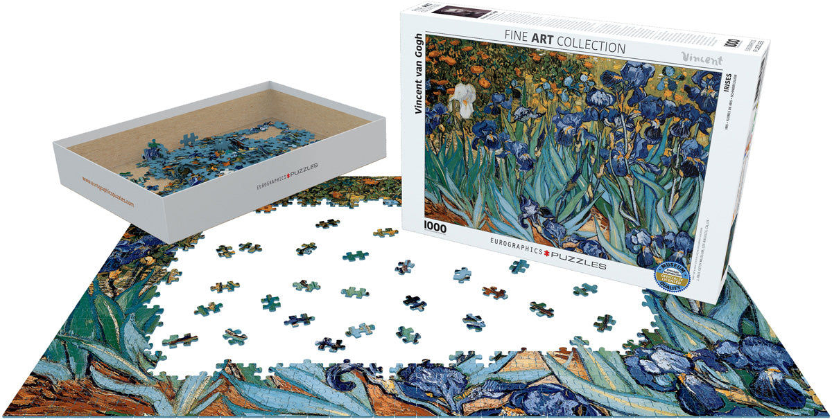 Irises by Vincent van Gogh 1000 Piece Puzzle