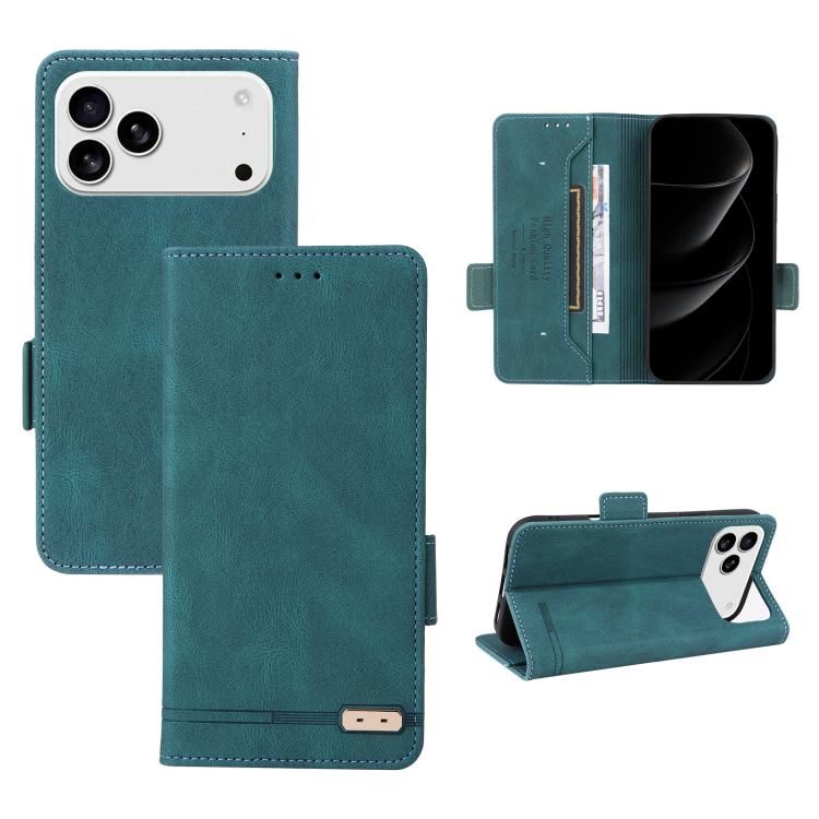 For iPhone 18 Pro Max / iPhone 17 Pro Max Magnetic Clasp Leather Phone Case